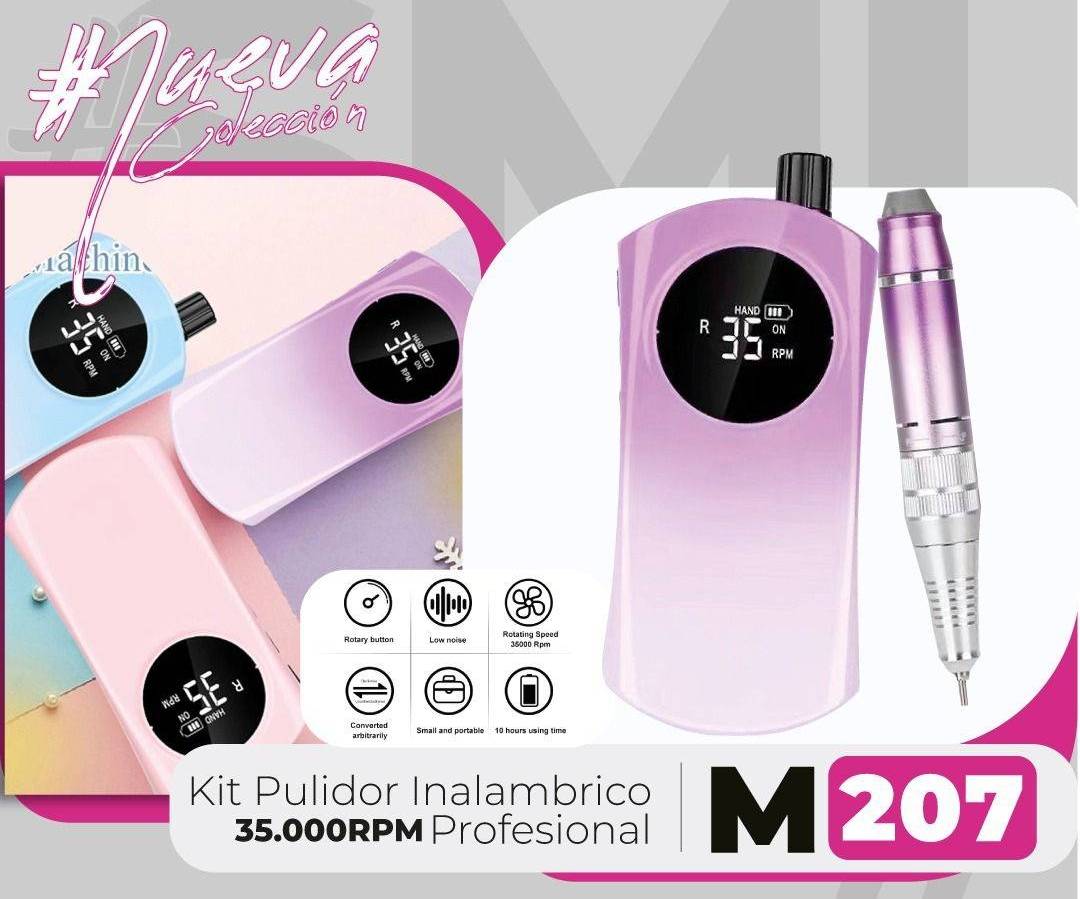 Pulidor inalámbrico Uñas manicure M6 ⚡